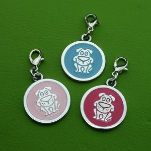 Εργοστάσιο Μέταλλο κράμα ψευδαργύρου χέρι ετικέτα QR κώδικα Pet ετικέτες για σκύλο ή γάτα