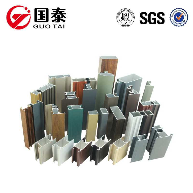 Αλουμίνιο προφίλ προσαρμοσμένο στην κορυφή του κατασκευαστή πόρτες και παράθυρα, σωλήνες αλουμινίου,