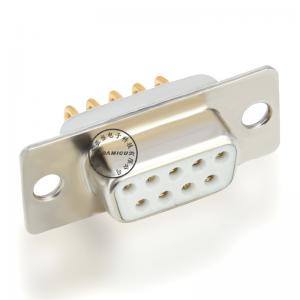 d τύπου 9 θηλυκό ηλεκτρικό συνδετήρα 90 μοιρών