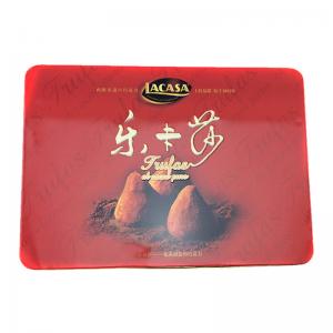 Προσαρμοσμένο κομψό άδειο ορθογώνιο κουτί από σοκολάτα