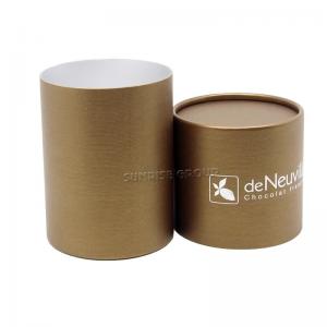 Fancy τυπωμένο πολυτελές χαρτί στρογγυλό δώρο κουτί συσκευασίας σοκολάτας