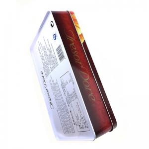 Προσαρμοσμένο τυπωμένο ορθογώνιο κασσίτερο για μπισκότα, μπισκότα και γλυκά