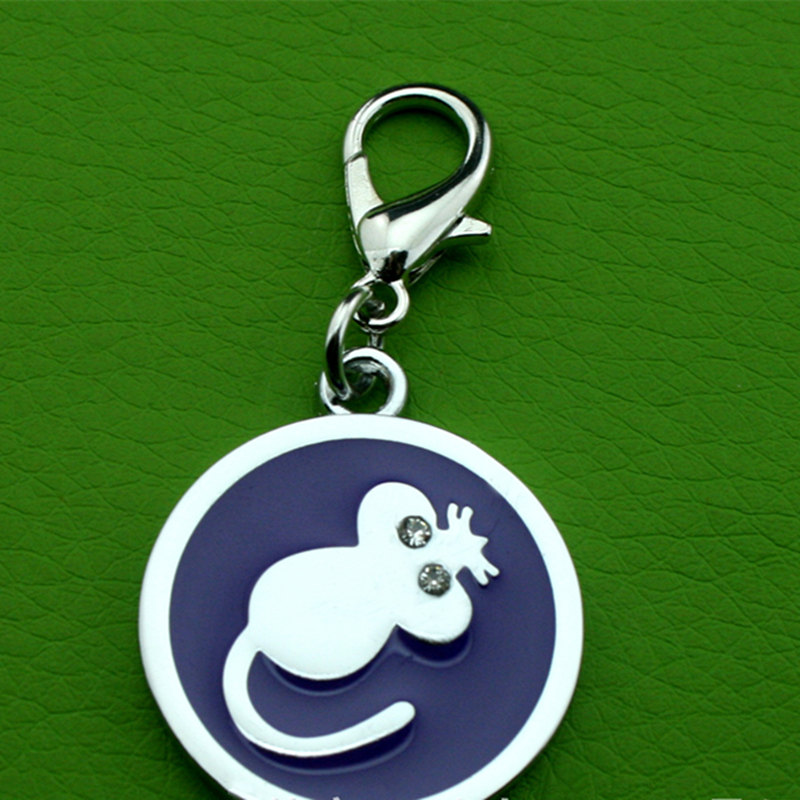 Μια ετικέτα σκυλιών Ετικέτες ταυτοποίησης ετικετών ετικετών