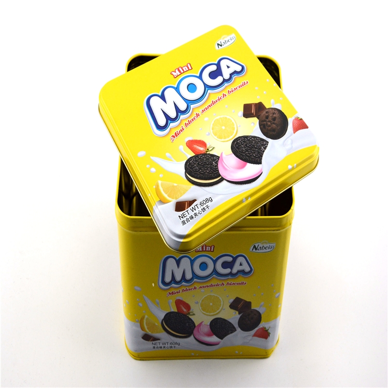 Προσαρμοσμένο τετράγωνο κουτί μπισκότων, κουτί συσκευασίας μπισκότων