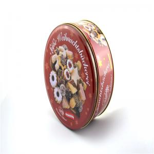 Τυποποιημένο τυπωμένο κυλινδρικό κουτί μπισκότων με ανάγλυφο λογότυπο