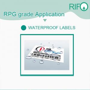 Επιφανειακή επίστρωση παραδοσιακό εκτυπώσιμο συνθετικό χαρτί για ετικέτες ετικετών ετικετών