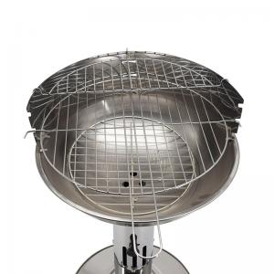 εξαιρετικά ρυθμιζόμενο μπάρμπεκιου από ανοξείδωτο ατσάλι με πλέγμα από συρματόπλεγμα