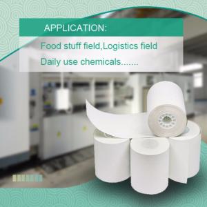 Rtm-75 Υψηλός ευαίσθητος θερμικός συνθετικός χάρτης BOPP για το Barcoder Zebra