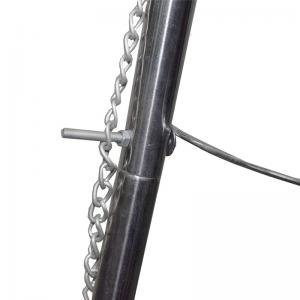 Υψηλής ρυθμιζόμενης ψησταριάς από ανοξείδωτο χάλυβα swing charcoal bbq