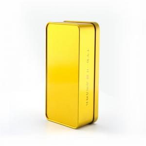 Ορθογώνιο χρυσό μεταλλικό φινίρισμα τσαγιού τσαγιού