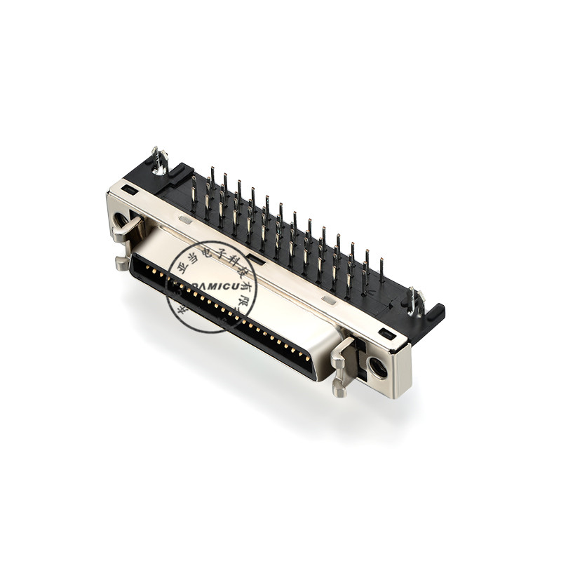 Υποδοχή CN SCSI θηλυκό ορθογώνιο σίδερο 50 ακίδων