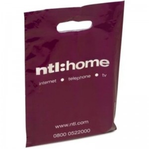 PE LDPE προσαρμοσμένη εκτύπωση πλαστικές τσάντες αγορών με το δικό του λογότυπο