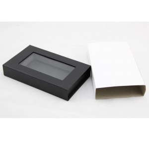 άκαμπτο χαρτοκιβώτιο με παράθυρο PET