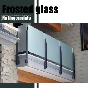 Κίνα εργοστασιακή τιμή 8,76mm / 10,76mm / 12,76mm επικαλυμμένα laminated Railings παγωμένο γυαλί