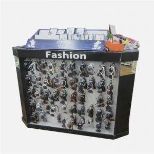 Προσαρμοσμένα γυαλιά εμφανίζουν ράφι / βάση πάγκου / χαρτόνι οθόνες απεικόνιση