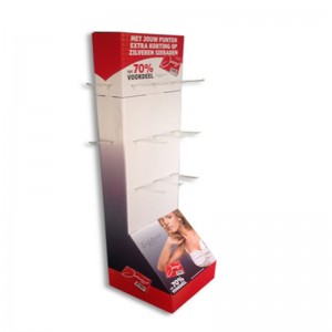 Λιανική φτηνή χαρτοκιβώτιο με κορυφαία οροφή με γάντζο