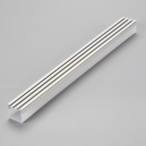 Προφίλ αλουμινίου LED με κάλυμμα ακροδεκτών PC και συνδετήρες στήριξης για λωρίδα LED