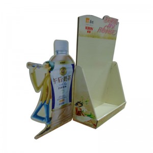 Προσαρμοσμένο περίπτερο εμφάνισης χαρτονιού, πλατφόρμα εμφυτευμένου χαρτονιού, μονάδα ράφι οθόνης δαπέδου