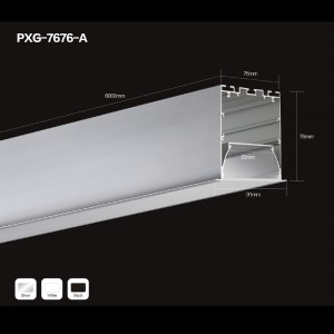 Diffuser LED ελαφρύ αλουμίνιο εξώθηση στέγαση LED για λαμπτήρα LED αλουμινίου