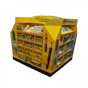 Χαρτόνι Προσαρμοσμένη παιχνιδιών συναρμολογημένη σουπερμάρκετ παλέτα Display Stand