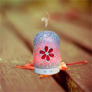 Κινεζική εργοστάσιο τελευταίας ψηφιδωτό γυαλί υπερήχων ηλεκτρικό αιθέριο έλαιο αρώματος διαχύτη