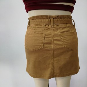 Χακί κυρίες με φούστες ζώνης WS323