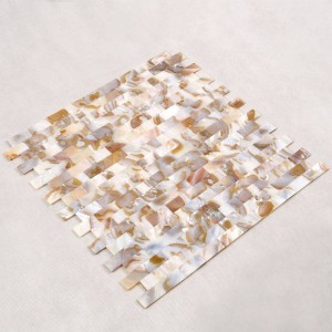 Νέο μωσαϊκό κεραμίδι μαύρου σμάλτου σε μέγεθος 10 * 20mm