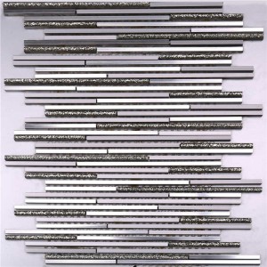 Υλικό κατασκευής τοίχου μίνι γραμμικό ψηφιδωτό πλακάκι