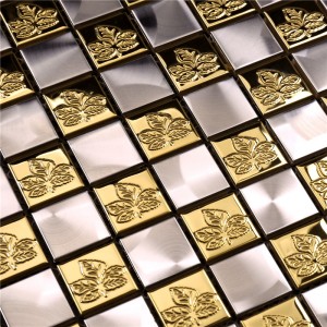 HSW-18020 ανάγλυφο έγχρωμο μίγμα 4δ ψηφιδωτό καθιστικό πλακιδίων