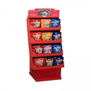 Καινοτόμο φωτιστικό 3 φύλλων / δερμάτινης βιντεοκασέτας με βάση το πάτωμα για μπισκότα / μπισκότα / κονσέρβες ψωμιού / σοκολάτας