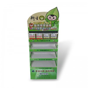 Εμφάνιση χαρτιού χαρτόνι FSDU Paper Display POP Up Βάση χαρτοκιβωτίου για ποτό φιάλης