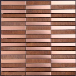 Γυαλιστερό Μίξερ Γυαλισμένο Τζάμι Ψηφιδωτό Μωσαϊκό για τοίχο Art HSW18167