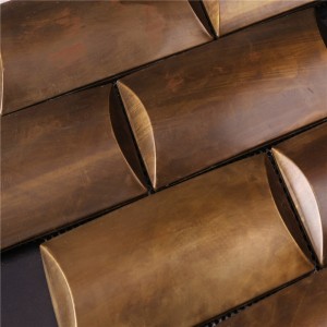 Vintage χάλκινα πλακάκια μωσαϊκού για διακόσμηση λόμπι HSW18126