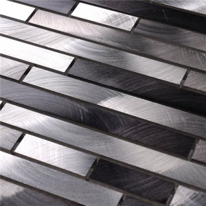 Σταδιακά μαύρα μοντέρνα πλακάκια σπίτι για Backsplash HLC63