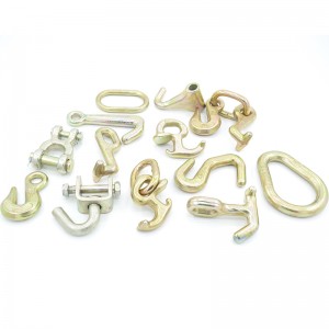 G70 σφυρήλατο R άγκιστρο με συγκολλημένο σύνδεσμο χρυσή επένδυση