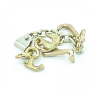 G70 σφυρήλατο R άγκιστρο με συγκολλημένο σύνδεσμο χρυσή επένδυση