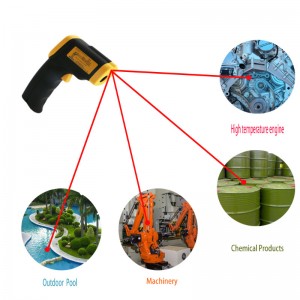 Δημοφιλή ζεστό προϊόν πώλησης λέιζερ Θερμοκρασία λέιζερ υπερύθρων βιομηχανικών θερμόμετρο