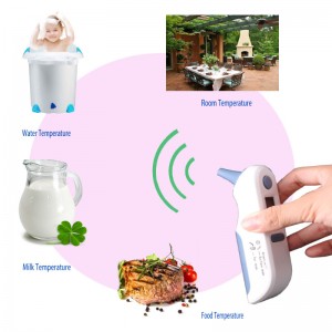 Κλινικό μέτωπο και αυτί Υπέρυθρο πυρετό Θερμομετρία μέτρησης θερμοκρασίας