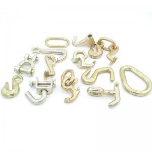 Σφυρήλατο κούμπωμα κίτρινο με γάντζο