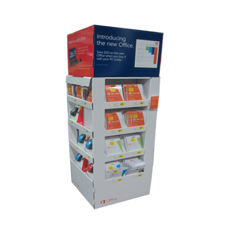 Κατάστημα διαφήμισης Merchandising Dvd Πώληση Sidekick Cardboard Display Stand