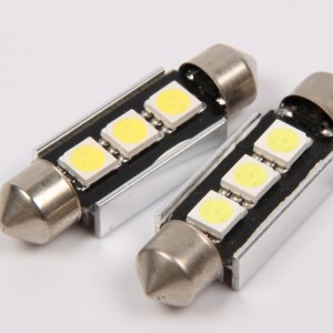 Canbus σφάλμα ελεύθερο 5050 3smd 36mm οδήγησε φεστιβάλ λαμπτήρα