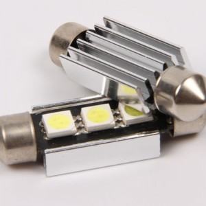 Canbus σφάλμα ελεύθερο 5050 3smd 36mm οδήγησε φεστιβάλ λαμπτήρα