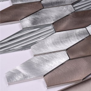 Ανάμειξη πλακιδίων μεμβράνης από γυαλί Sexangle για τον διάδρομο HLC04