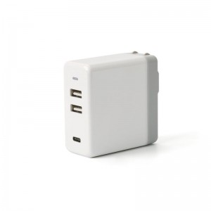 KPS-8407LC τύπου PD + Δύο θύρες USB Προσαρμογέας AC (US / EU Plug)