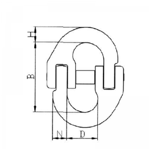 G80 αλυσίδα Σύνδεση σύνδεση με την άνοιξη
