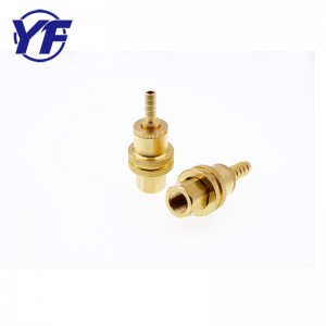 Υψηλής ακρίβειας πίεσης Προσαρμοσμένα μικρά μεταλλικά μέρη Γρήγορη υδραυλική ζεύξη