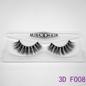 3D Natural Mink Βλεφαρίδες