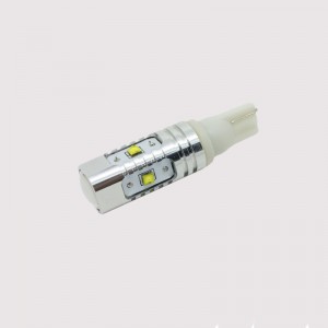 Υψηλή ισχύς 25W 5PCS Cree XBD T10 σφήνα W5W 168 194 οδήγησε φως