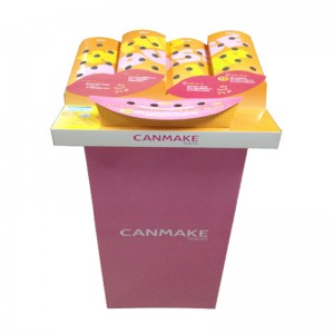 YJ Οθόνες Προμηθευτές Χαρτοκιβώτιο Pop Paper Display Stand Κυματοειδές χαρτόνι από χαρτόνι