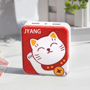 Lucky Cat κινητό τροφοδοτικό λεπτό compact φόρτιση θησαυρός 10000mAh Mini Cartoon χαριτωμένο χρέωση τηλέφωνο